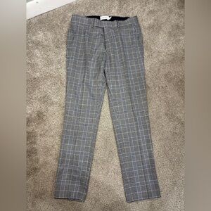 Topman Black and White plaid trousers dress pants 30x30
